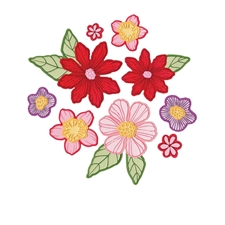 Sizzix Framelits Die & Stamp Set By 49 & Market / Vicki Boutin - Floral Layers #1